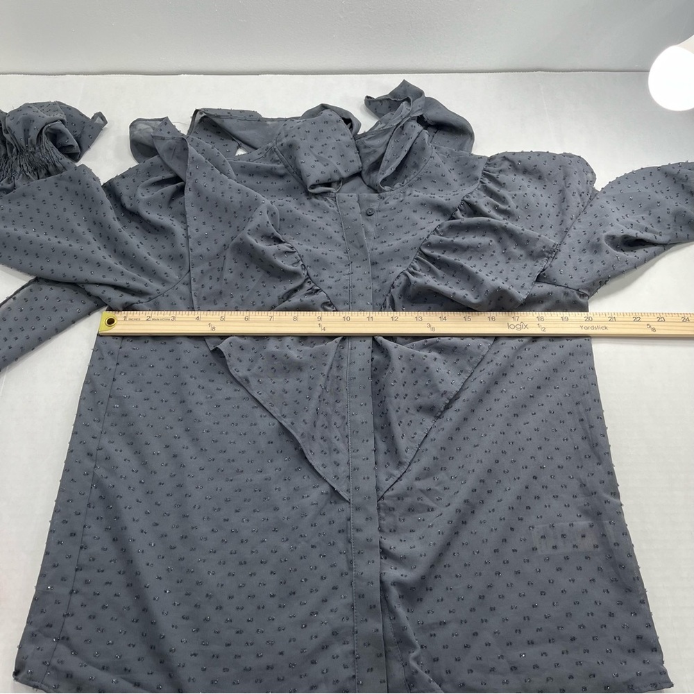 Topshop Ruffle Blouse - Picture 6 of 15